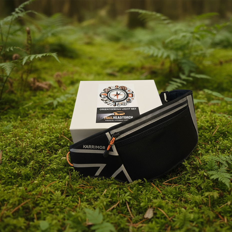 Orienteering Light Set – 2200 Lumen Head Torch + 5 Mounting Accessories