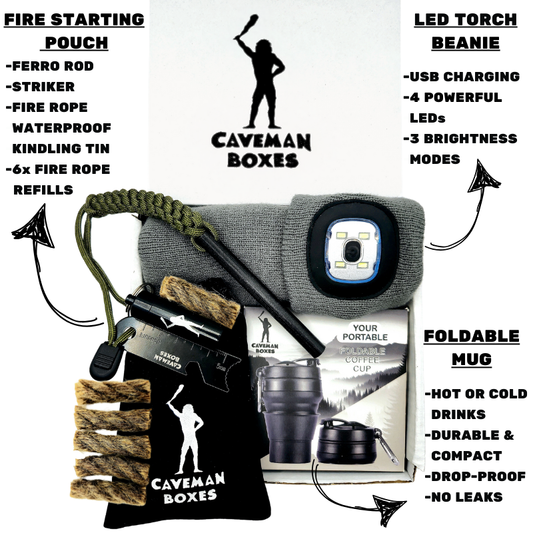 Caveman Survival Box - Adventure Bundle