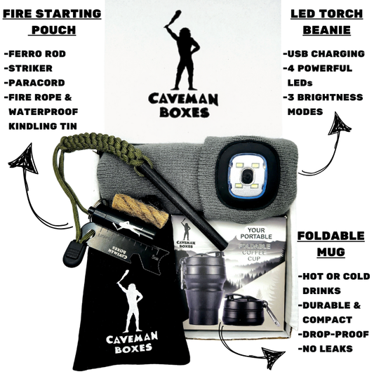 Caveman Survival Box - Adventure Bundle