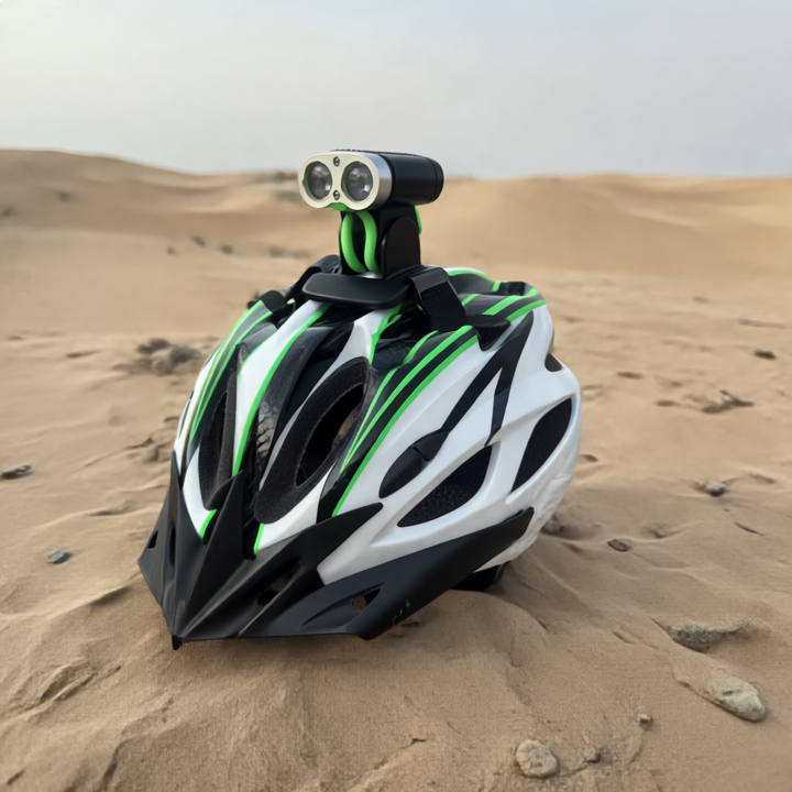 Orienteering Light Set – 2200 Lumen Head Torch + 5 Mounting Accessories