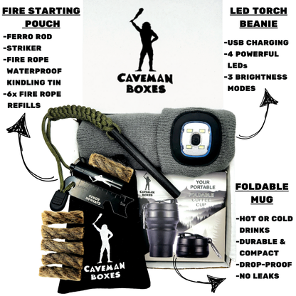 Caveman Survival Box - Adventure Bundle