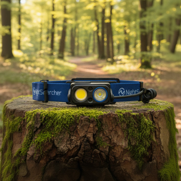 NightSearcher LightWave 1000R - 1000 Lumen Head Torch