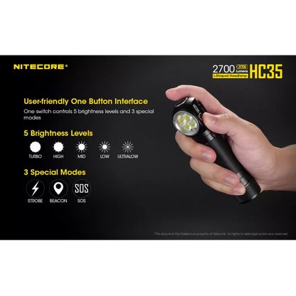 Nitecore HC35 - 2700 lumen Head Torch