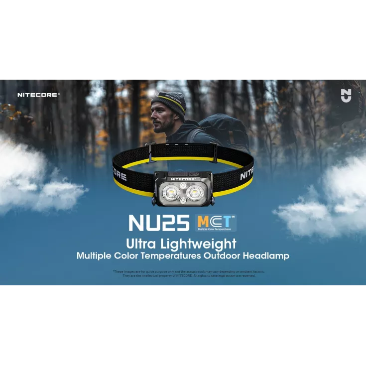 Nitecore NU25 MCT - 400 Lumen Head Torch