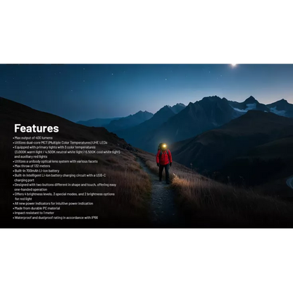 Nitecore NU25 MCT - 400 Lumen Head Torch